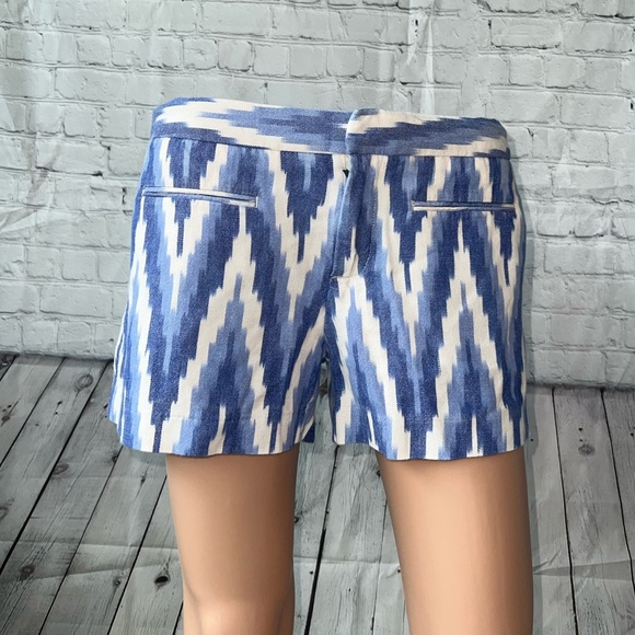 GAP Pants - Gap Dark Blue & White High Waist Shorts with Front Pockets size 4